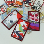 【3個セット】「表菅原」花札の刺繍しおり