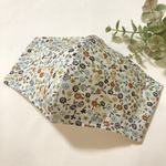 ♦️sale 全品300円♦️【再販】秋色　アイボリーベース　花柄　大きめ　大人用　マスク　立体