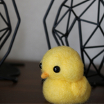 おしりーず（ひよこ）羊毛フェルトアクレーヌ