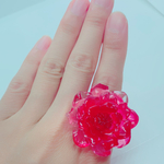 【🌹透明赤薔薇の契約指輪💍】