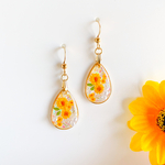 🌻ひまわり雫きらり✧*ピアス❁