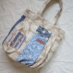 ギャザートートバッグ