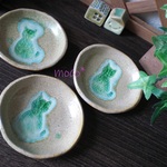 にゃんこ豆皿♪3枚セット　№３