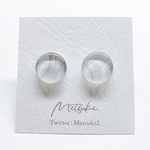 白夜 ピアス・イヤリング 【15mm】