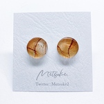狐（きつね）ピアス・イヤリング 【15mm】