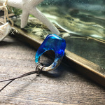 リングペンダント「海色」