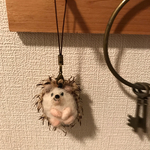 ハリネズミストラップ