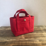 sale【送料込】帆布でほっこりミニトート no.172