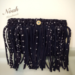 navy mix knitclutch