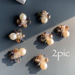 2pic☆カラフルビーズカボション☆NO.65