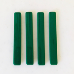 Green Long Rectangle Cabochons