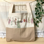 【お客様オーダー品】スワッグ×ナチュラルドット　大きめエコバッグ