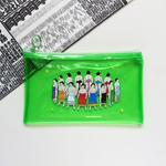 《SALE》お相撲 透明ポーチ〈グリーン〉