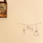 ワイヤーで作ったガーランド☆