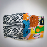 大きめ★レトロアニマルのマスク（動物パズル）