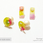 texitile accessory【4mix mini 】ピアス
