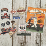 ［送料無料］デコレーション素材   BASEBALL    B