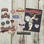 ［送料無料］デコレーション素材   BASEBALL    D