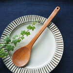 料理を炒めて掬える木ベラL1（ヤマザクラ）長さ32.7cm