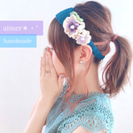 お花ヘアバンド おとな