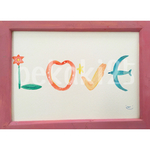 お名前アート『LOVE』