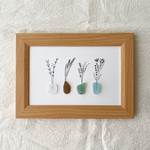 シーグラスアート 花瓶シリーズ 🧡送料無料🧡