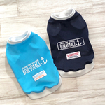 サンプル現品 犬服  メッシュ生地タンクトップ(ネイビー)DS