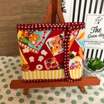 レトロな二つ折り財布☆お菓子柄　うさぎ