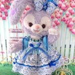 【pkl0410様専用】ステラルー コスチューム 青小花柄パニエドレスセット