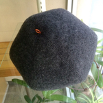 ＊ベビー ウール混ベレー帽＊サイズオーダー＊ダークグレー系