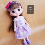 リンキーココ専用お洋服・ちょうちょリボンのワンピース