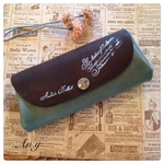 レザーアコーディオン型長財布Autumn Coller