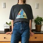 <SALE!!10%OFF>☆プレゼントおまけ付き☆サザナミツーリストTシャツ✈️📷🎒【XLサイズ】