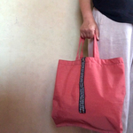 エコバッグ Mサイズ コーラルピンク