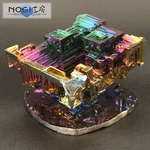 ビスマス結晶 No.108 キューブケース付き [鉱物標本]