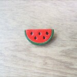 【再販】スイカのブローチ　夏ブローチ　すいか