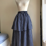 ロングスカート ギャザースカート