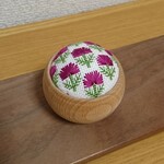 ピンクッション・花・紫