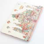 iPadカバー「選べる空想街」iPad miniケース　フロントカバー