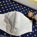 再再々販！真っ白　可愛い　夏マスク