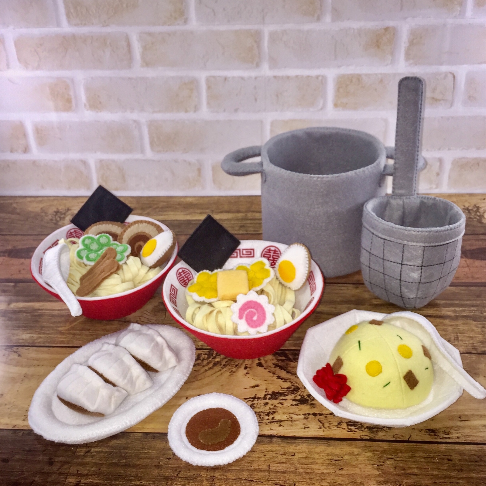 13 フェルトままごと　ラーメン屋さん　オーダーページ 13 フェルトままごと ラーメン屋さん オーダーページ