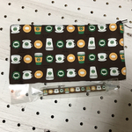 (ブラック)喫茶はりねずみのペンポーチセット