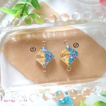 ① きいろ カラフルシェルのあみあみブレス