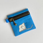刺繍 極小フラットポーチ 赤江 一郎君