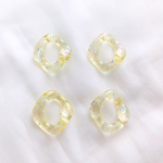 (6pcs)＊クリアチェーン＊イエロー