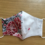 【委託品】静岡県浜松市名産＊浴衣地の立体夏マスク①