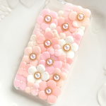 お花のスマホケース♡iPhoneケース♡大人可愛いシックなピンク【iPhone6/6s/7/8SE（新）】限定品！送料無料！