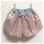 おんなのこのバルーンショートパンツ