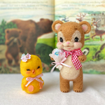 suchi-puppyさま専用ページです☆テディベアちゃん🐻とヒヨコちゃん🐤set