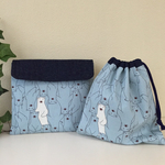 【aya様オーダー品】連絡帳袋&コップ袋